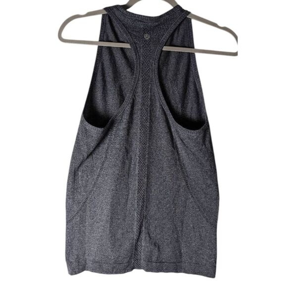 LULULEMON ATHLETICA Swiftly Tech Tank 'Heathered Black' Size 6 - Picture 4 of 4